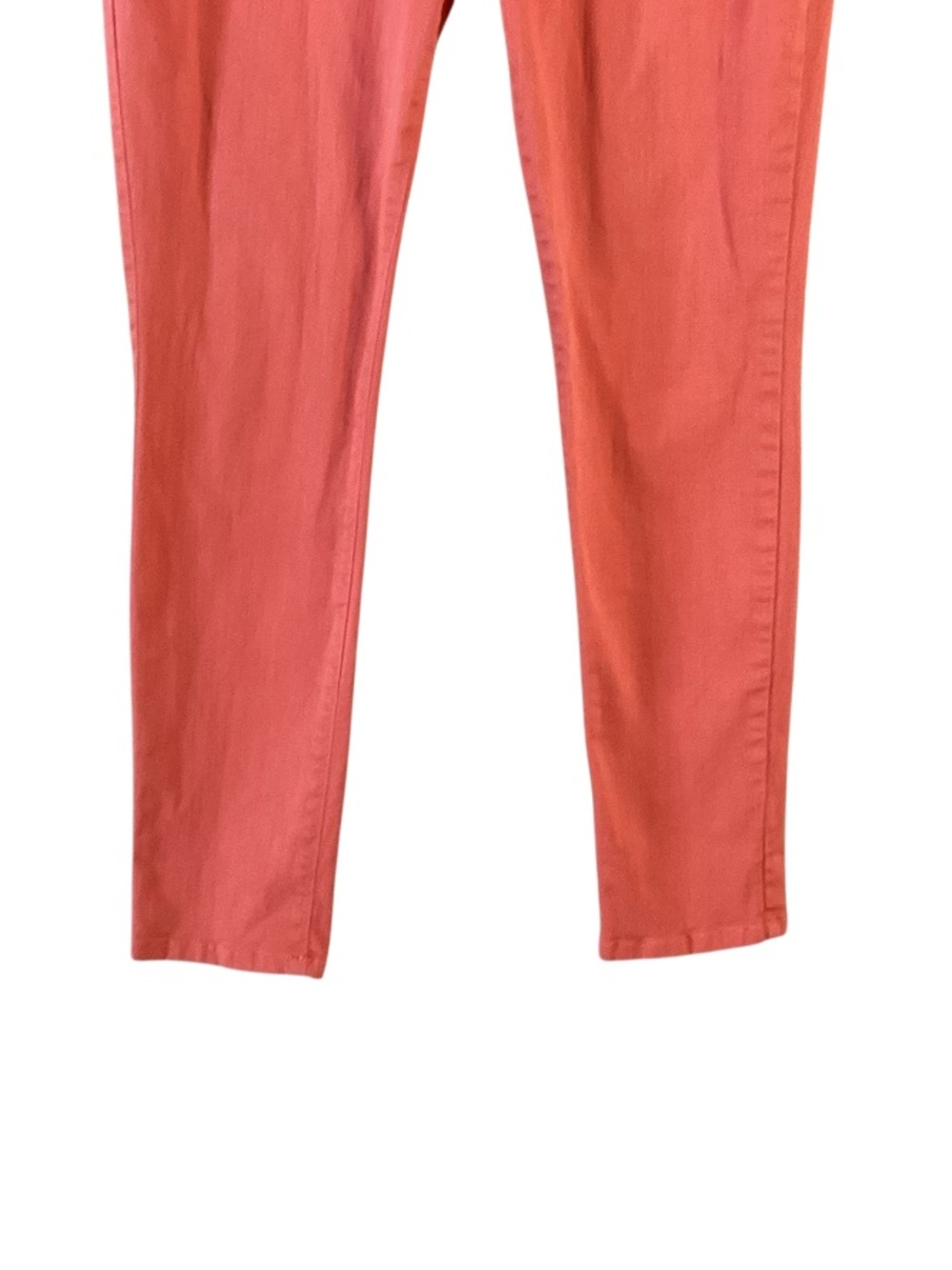 NYDJ Alina Orange Coral Denim Leggings 10P - Picture 4 of 11